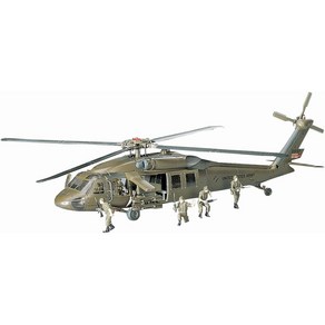 하세가와 1:72 미국 육군 UH-60A 블랙 호크 프라모델, 1개