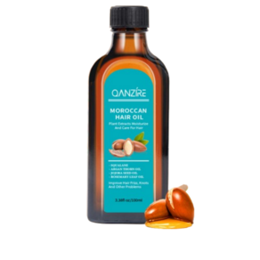 [BumiShop] Qanzie 모로코 열매 추출 헤어 에센스 오일, 1개, 100ml