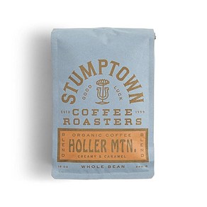 Stumptown Coffee Roastes 미디엄 로스트 원두 커피 - Holle Mountain 355ml(12oz) 백 시트러스 제스트 캐러멜 및 헤이즐넛 맛 노트, 10개