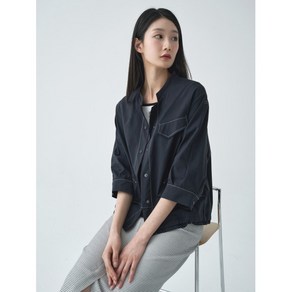 [지센] 스판 컬러스티치 숏 코트 LCCAO324_DN 1425428