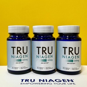 [TuNiagen] 트루나이아젠 특허받은 NAD+ 부스터 베지테리언 캡슐 300mg 90정(30정*3)- 한국 공식 판매처 tuniagenkoea, 3개