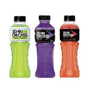 파워에이드 600ml 제로라임3개+ 퍼플스톰3개 +스칼레스톰3개, 0.6l