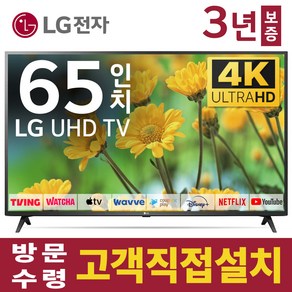 LG전자 65인치 TV 4K 울트라HD UHD 스마트 티비 65UQ8000 넷플릭스 유튜브 디즈니 미러링