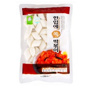 [송학식품] 한입쏙 쌀떡볶이 500g _떡볶이_쌀떡볶이, 1개