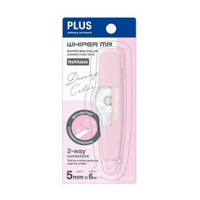 PLUS 플러스 화이퍼 WH-615 수정테이프 드리미컬러 deamy colo, WH-615 Pink