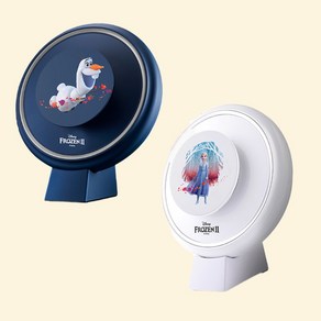에어택 겨울왕국2 미세먼지 비염 어린이 무선 공기 청정기 실내용 차량용, 블루 올라프