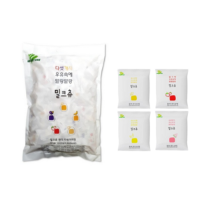 하오리위안 밀크츄 5가지맛 1kg+70g 4가지 맛 약 314개