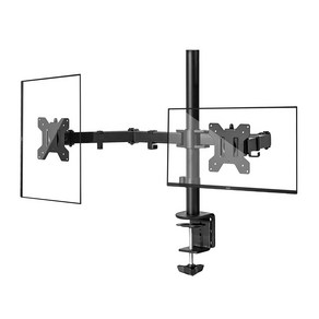 RUN기술 모니터암 거치대 베사홀 높이조절 각도조절 클램프