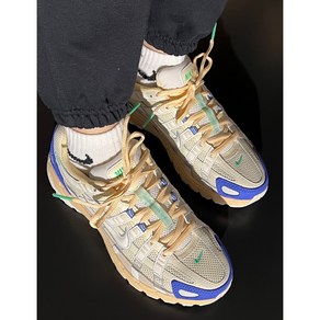 [Nike 정품] 나이키 P-6000 발편한운동화 코코넛 밀크 미디움 블루 키높이운동화 남자런닝화