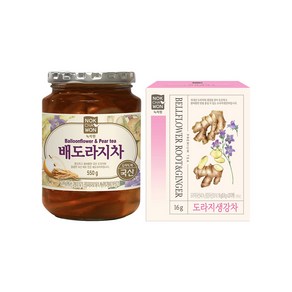 [녹차원] 배도라지차 550g+도라지생강차 20티백, 단품, 20개입