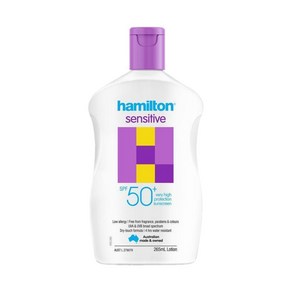 호주 헤밀턴 센시티브 민감성피부 선크림 SPF 50+ 265ml Hamilton Sun Sensitive Lotion, 1개