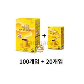 맥심 모카골드 솔루블 커피만 100T+20T, 120개입, 1세트