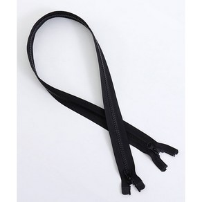 패션스타트 [70cm/투웨이] 5호 양방향 슬라이드 점퍼 비슬론 지퍼 블랙, 1개