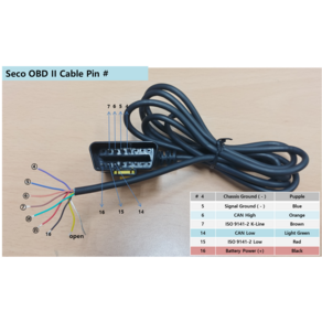 OBD 전원케이블