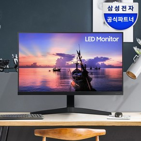 삼성전자 60.4cm LED 슬림베젤 모니터, F24T350