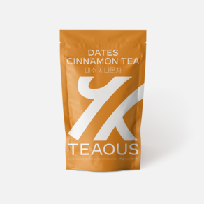 TEAOUS (티어스) 대추 시나몬 차 대추씨, 대추시나몬차 1팩, 1개, 18개입, 5g