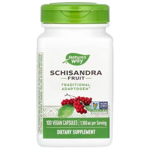 네이처스웨이 시산드라 오미자 Schisanda 1160mg(퍼서빙) 100정, 1개