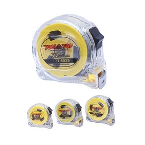 툴스탑 누드 줄자 10Mx25MM 7.5Mx25MM 5.0x25mm 3.0x16mm, 1개