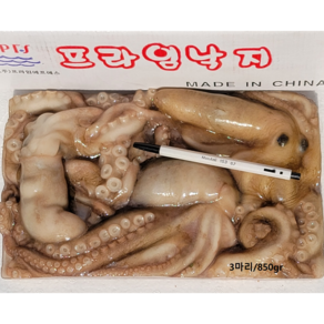 프라임 냉동활낙지 / 절단낙지, 통낙지 3마리(850g), 1개