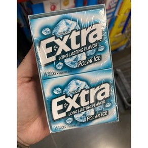 엑스트라 Extra 폴라아이스 Polar Ice Sugar Free Gum Bulk Pack 15개 x 10팩