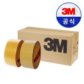 3M 박스테이프 투명 황색 미색 포장용 이사 택배 OPP 가정용 다용도 쓰리엠 스카치, 20개