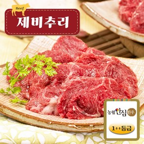 [농협안심한우] 투뿔(1++) 한우 제비추리 500g  구이용, 1개