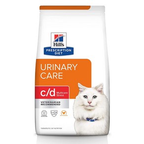 힐스 캣 고양이 처방사료 c/d cd multicae stess 3.85kg, 1개