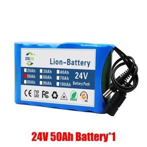 휴대용 슈퍼 충전식 이온 배터리 팩 용량 DC 12.6V 30Ah CCTV 캠 모니터 및 충전기 24V 60000mah 제품, 02 geen