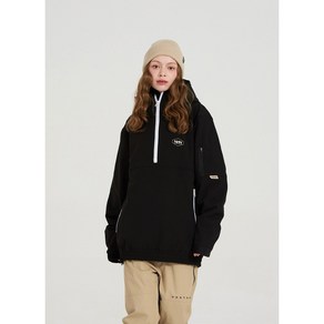 엔쓰리 NNN - 3L TR100 Hood Anoak - JACKET - 블랙 [오로라 나염] 남여공용 스노우보드복 자켓