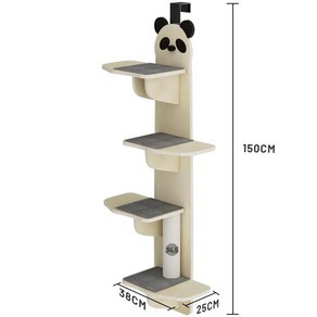 문걸이캣타워 무타공 고양이선반 방문걸이 놀이터 수직 도어 스크래쳐, 팬더 6205371, 팬더형