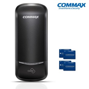 COMMAX 디지털보조키 손잡이 없음 도어락 + 카드키 4p CDL-215S 자가설치, 고객직접설치