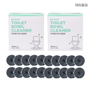 닥터퓨리 오래가는 국내산 변기세정제 40g x 20입, 2개, 400ml