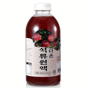 다온석류원액 3년숙성 3병구매시 3년숙성 매실원액 증정, 1개, 석류1병, 900ml