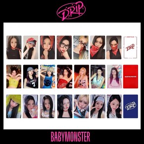 [국내 발송] 베이비몬스터 포카 BABYMONSTER 앨범포토카드 DRIP 7장 21장