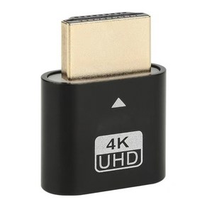 HDMI 호환 EDID 더미 플러그 헤드리스-고스트 디스플레이 에뮬레이터(LED 라이트 포함)