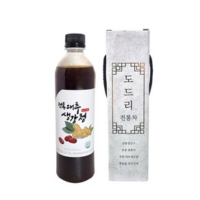 도드리 대추 생강청 수제 꿀 마카 생강진액 생강차, 1개, 1개입, 600ml