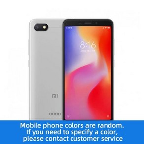 중고 샤오미 레드미 6A 안드로이드 4G 잠금 해제 5.45 인치 3GB RAM 32GB ROM 모든 색상 좋은 상태 정, 16GB, 01 Colo Random