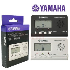 YAMAHA 야마하 튜너기(조율기) TD-19 (TD-18 신모델), 화이트, 1개