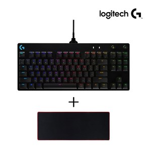 로지텍코리아 로지텍G PRO TKL GX BLUE 기계식 게이밍 키보드 + 장패드, GX BLUE + 장패드, 텐키리스