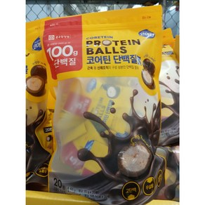 CORETEIN 코어틴 프로틴초콜릿 볼 400G / 20G 코스트코, 20개