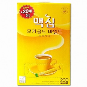 맥심 모카골드 마일드 커피믹스, 200개입, 12g