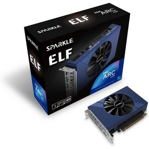 고사양 Spakle Intel Ac A770 Titan OC Edition 16GB GDDR6 ThemalSync 찢어진 냉각 축 팬 금속 백플레이트 SA770T-16GOC, [01] A310 엘프