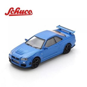 슈코 1:64 닛산 스카이라인 GT-R (R34) 니스모 Z-tune 블루