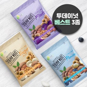 투데이넛 너트한줌 베스트 3종 견과 20g 30봉씩 x 3가지맛 (총 90봉) / 혼합세트, 1세트