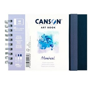 캔손 canson 몽발 트래블 아트북 300g a5 a4 수채 어반스케치 풍경화