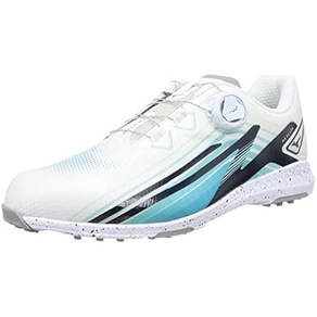 MIZUNO [미즈노] 골프화 넥스라이트 ZERO BOA 보아 경량 광폭 그립 방수 남성 오프화이트/스카이블루 25.5cm 3E
