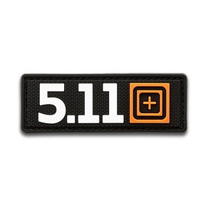 5.11 택티컬 로고 패치 (블랙) - 5.11 Tactical Logo Patch (Black)