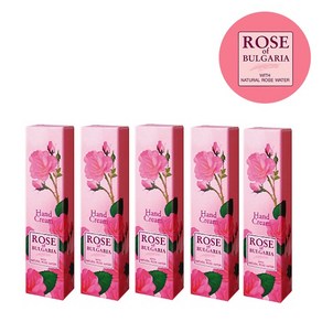 로즈 오브 불가리아 장미 핸드크림 Rose of Bulgaia Hand ceam, 75ml, 5개