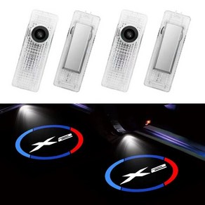 자동차 조명 용품자동차 문 Led 로고 프로젝터 웰컴 라이트 X2 F39 액세서리, 1개