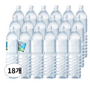 제주 삼다수 생수 2L(무라벨), 18개, 2L